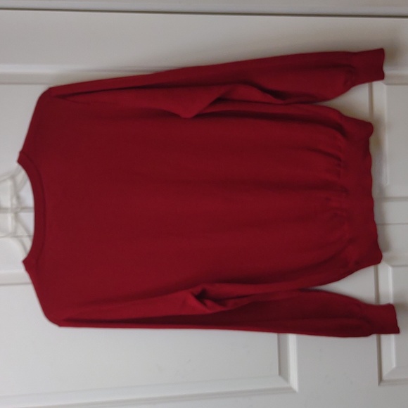 Boca Classics Men's Red Knit Long Sleeve Crewneck Pullover Lightweight Sweater M - Picture 8 of 10